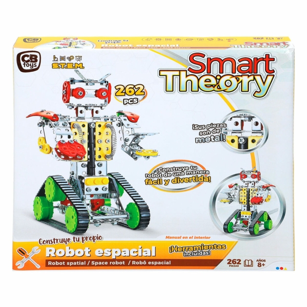 Statybos rinkinys Colorbaby Smart Theory 262 Dalys Robotas (6 vnt.)