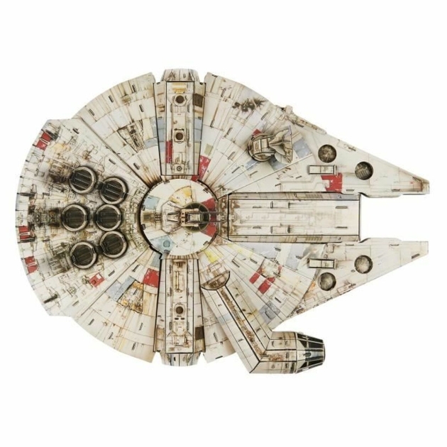 Statybos rinkinys Star Wars Millennium Falcon 223 piezas 43 x 31,4 x 22,4 cm Pilka Spalvotas