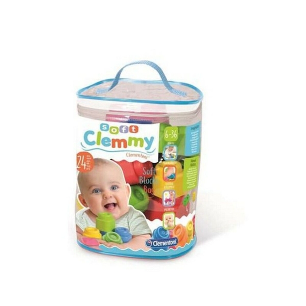 Statymo blokų Žaidimas Baby Clemmy Clementoni 24 Dalys (24 pcs) (13 x 20,5 x 26,5 cm)