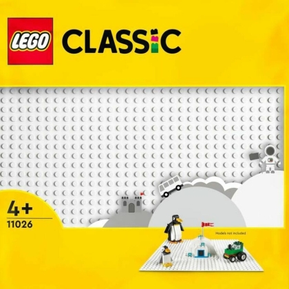 Stovas Lego 11026 Classic The White Building Plate Balta