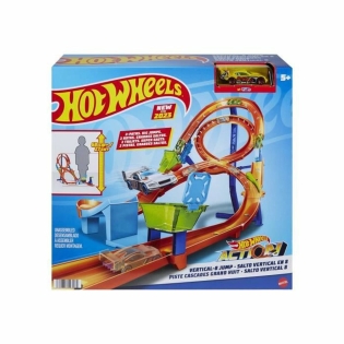 Sunkvežimis Hot Wheels Action Vertical 8 Jump Spalvotas