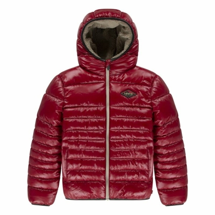 Švarkas Vaikiškas Levi's Lined Mdwt Puffer J Rhythmic Tamsiai raudona