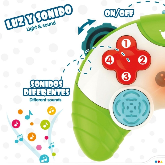 Toy controller Colorbaby Žalia 15 x 5,5 x 12 cm (6 vnt.)