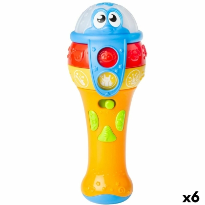 Toy microphone Winfun 7,5 x 19 x 7,8 cm (6 vnt.)