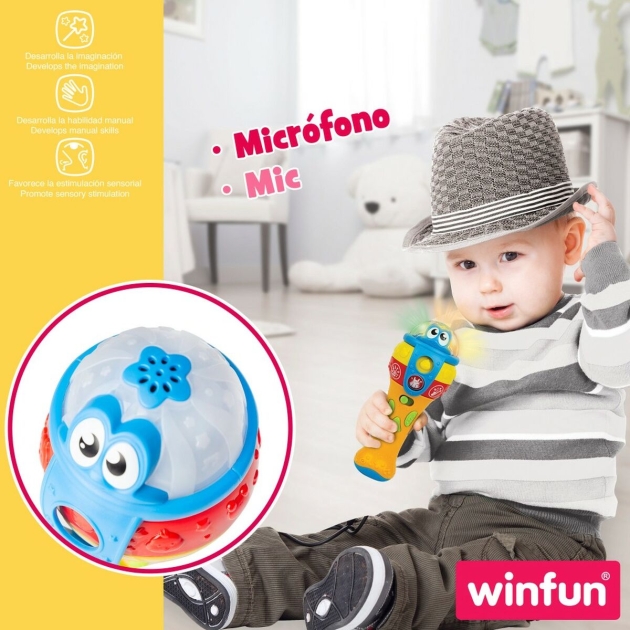 Toy microphone Winfun 7,5 x 19 x 7,8 cm (6 vnt.)