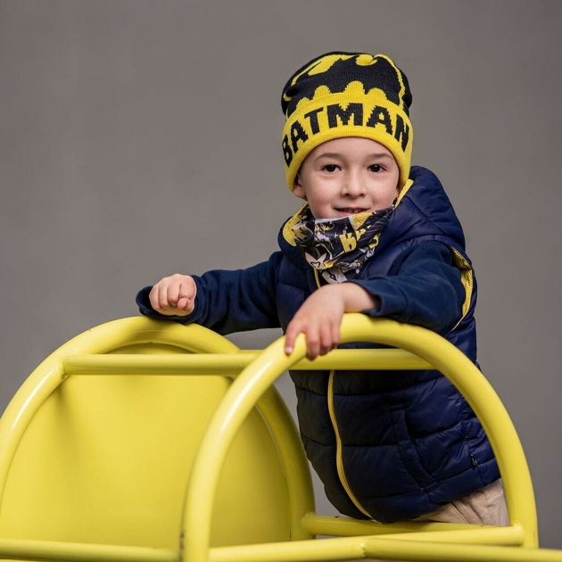 Vaikiška kepurė Batman Juoda