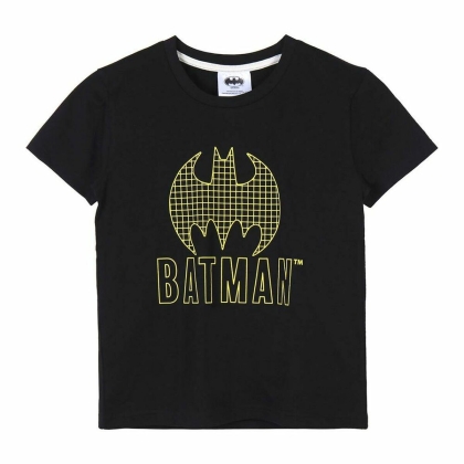 Vaikiška Marškinėliai su trumpomis rankovėmis Batman Juoda