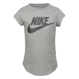 Vaikiška Marškinėliai su trumpomis rankovėmis Nike Futura SS Pilka