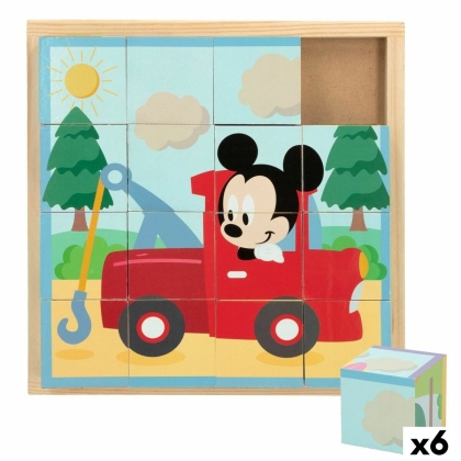 Vaikiška medinė puzlė Disney + 3 metų (6 vnt.)