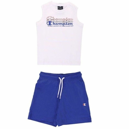 Vaikiška sportinė apranga Champion Balta 2 Dalys Mėlyna