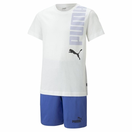 Vaikiška sportinė apranga Puma Logolab Set B  Balta
