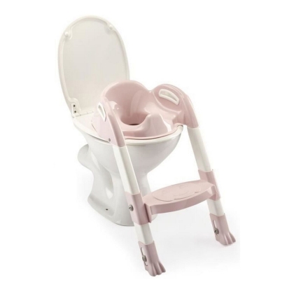 Vaikiška tualeto sėdynė su rankenomis ThermoBaby Kiddyloo Rožinė