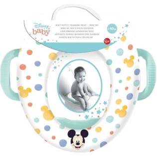Vaikiška tualeto sėdynė su rankenomis ThermoBaby Mickey