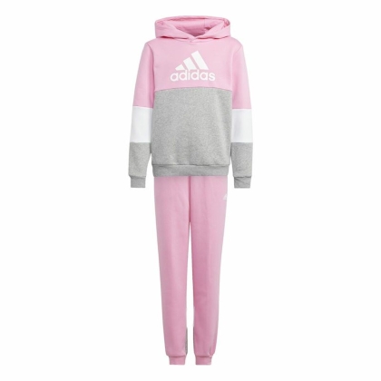 Vaikiškas sportinis kostiumas Adidas Colourblock Rožinė