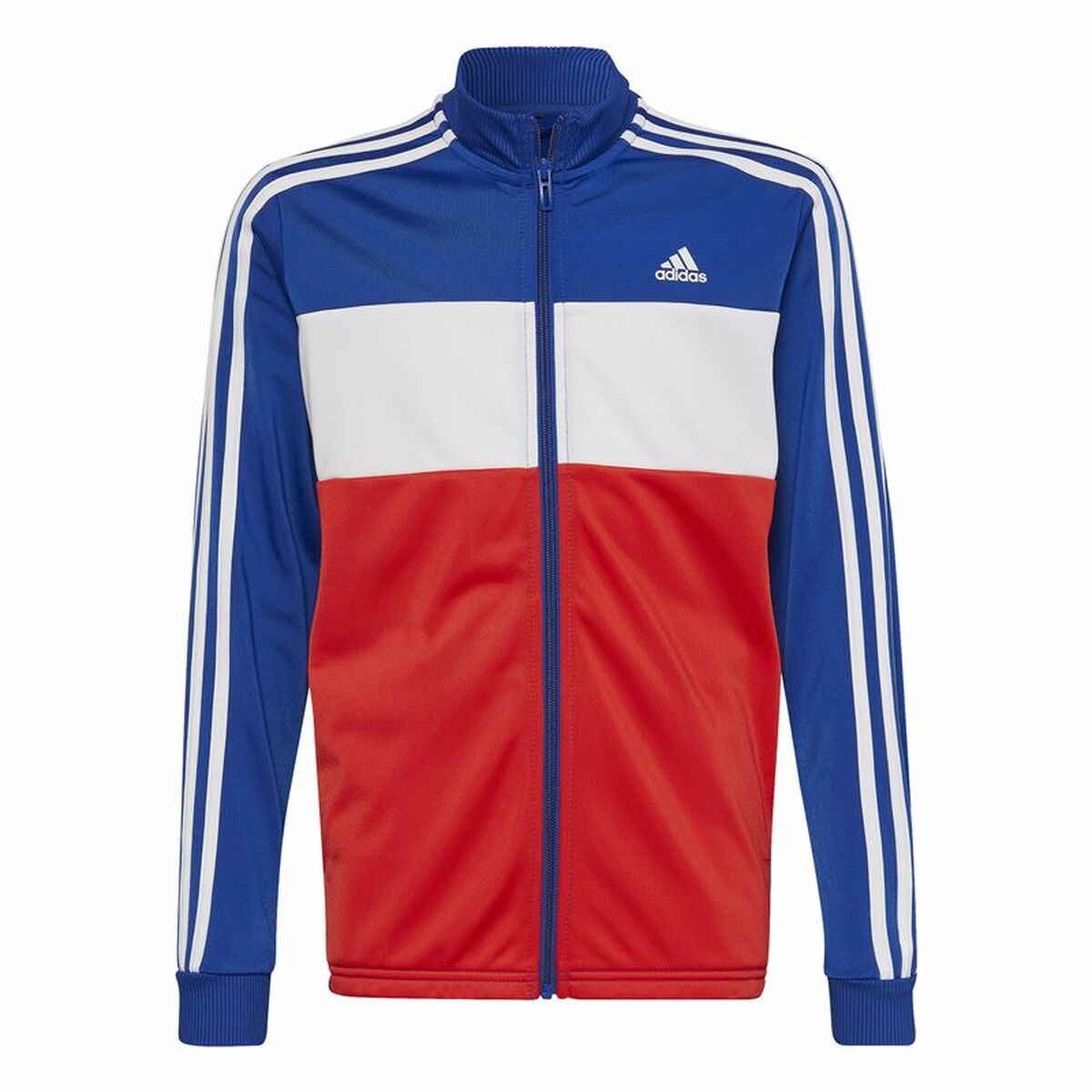 Vaikiškas sportinis kostiumas Adidas Essentials Raudona Mėlyna Vaikiškas sportinis kostiumas Adidas Essentials Raudona Mėlyna