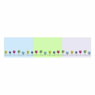 Vaikiškos lovelės apsauga Cool Kids Patch Garden (60 x 60 x 60 + 40 cm)
