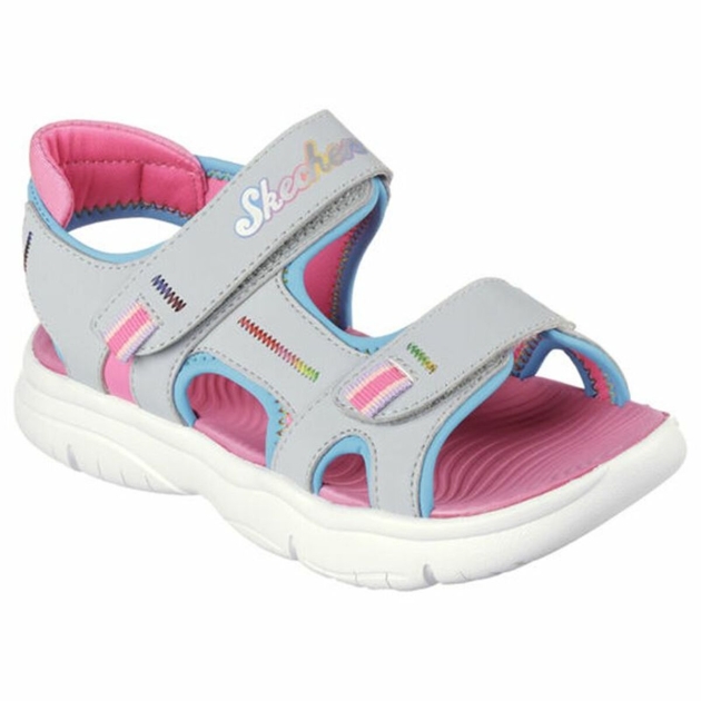 Vaikiškos sandalai Skechers Flex Splash Pilka