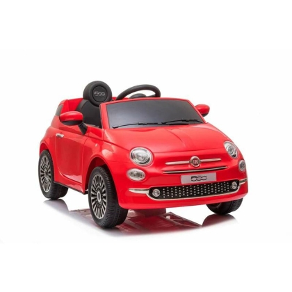 Vaikų elektrinis automobilis Injusa Fiat 500 Raudona Valdomas nuotoliu