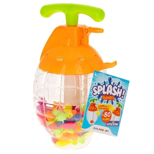 Vandens balionai su siurbliu Colorbaby Splash Užsidarantis 6 vnt.