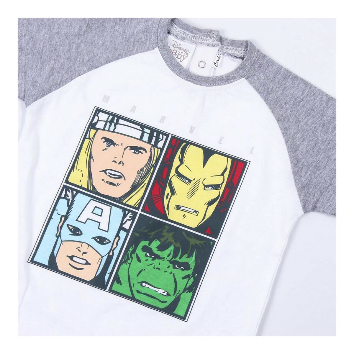 Vasarišką pižamą Marvel Pilka Vasarišką pižamą Marvel Pilka