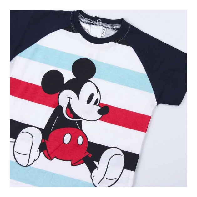 Vasarišką pižamą Mickey Mouse Mėlyna