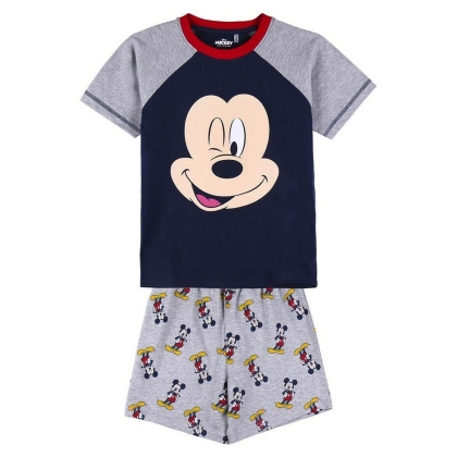 Vasarišką pižamą Mickey Mouse Pilka