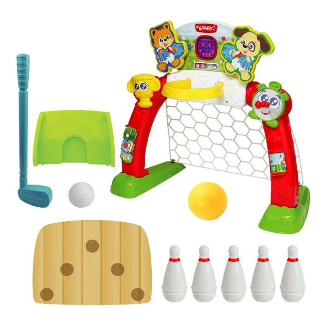 Veiklos centras Winfun Daugelis sporto rūšių “Keturi viename” 4 vnt. 59 x 52,5 x 28 cm