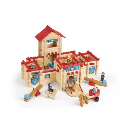 Veiklos rodikliai Jeujura The Wooden Castle Fort  300 Dalys Playset