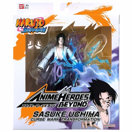 Veiklos rodikliai Naruto Shippuden Bandai Anime Heroes Beyond: Sasuke Uchiha 17 cm