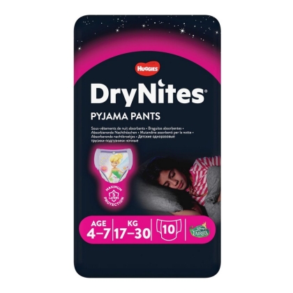 Vienkartinės sauskelnės DryNites Pyjama Pants (10 uds)