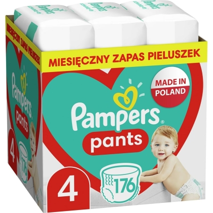 Vienkartinės sauskelnės Pampers 4 (176 Vienetai)