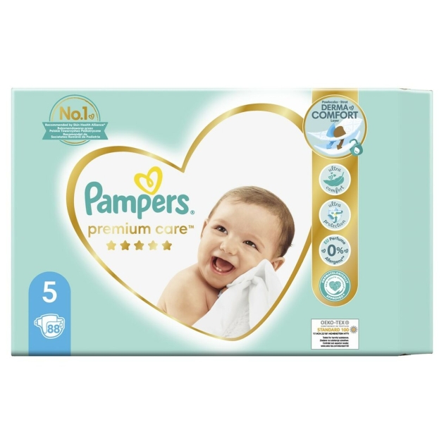 Vienkartinės sauskelnės Pampers 5 (88 vnt.)