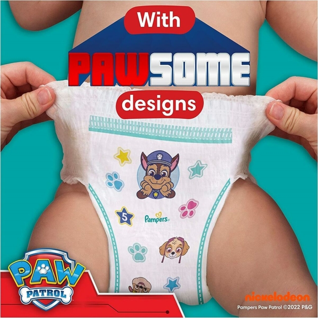 Vienkartinės sauskelnės Pampers Paw Patrol 9 15 kg 4 (72 Vienetai)