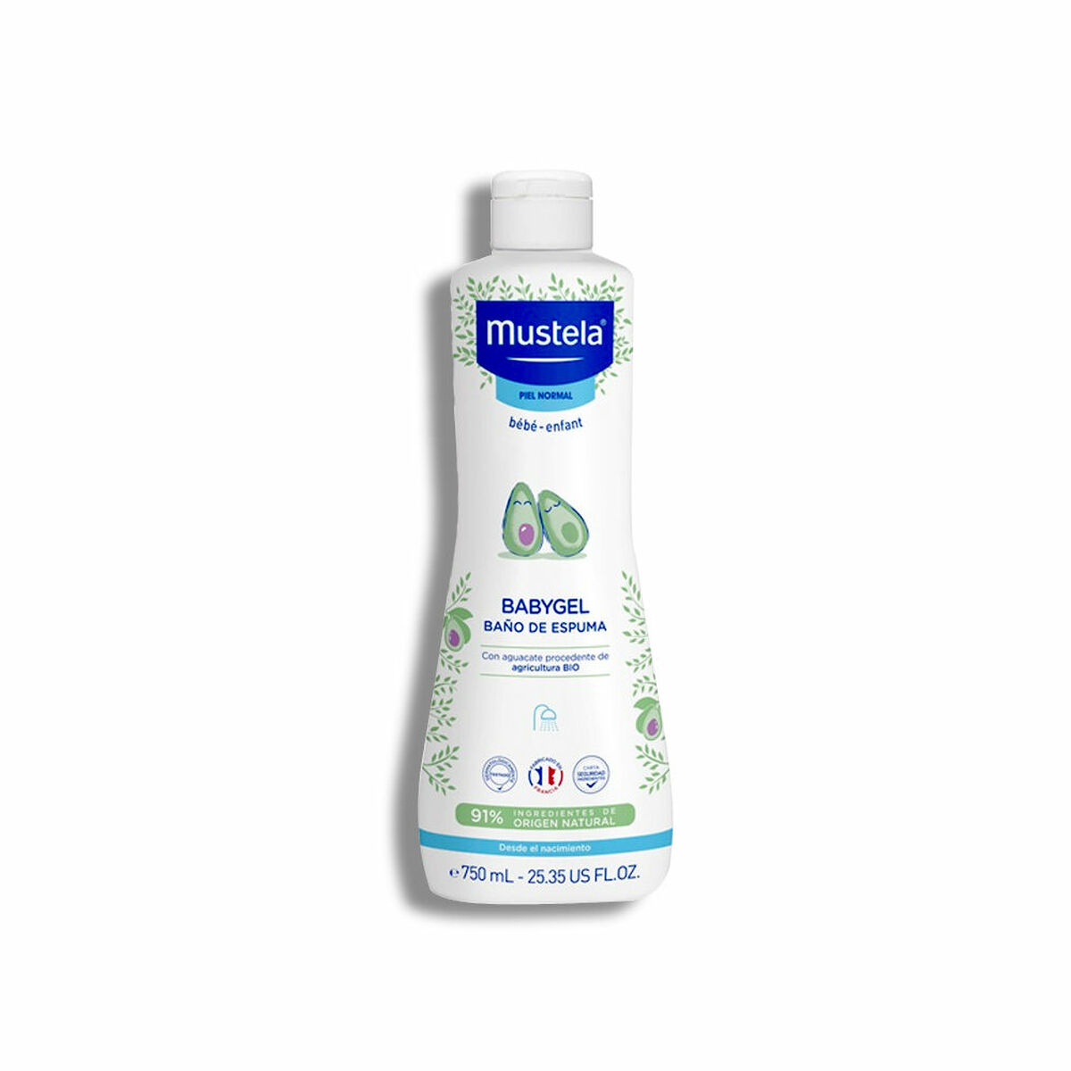 Vonios gelis Mustela (750 ml) Vonios gelis Mustela (750 ml)