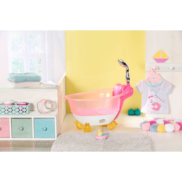 Vonios rinkinys su aksesuarais lėlei Zapf Bath Bathtub