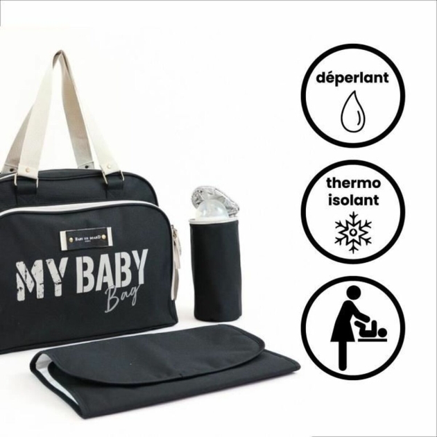 Vystyklų keitimo krepšys Baby on Board Simply Babybag Juoda