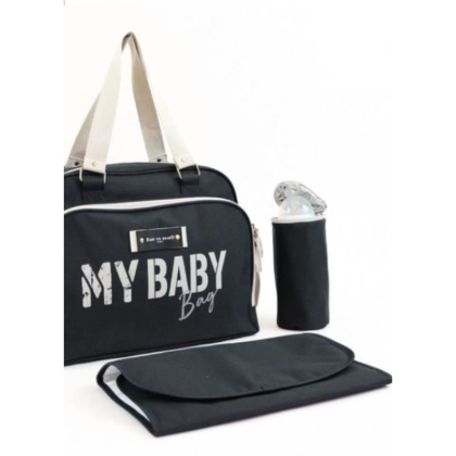 Vystyklų keitimo krepšys Baby on Board Simply Babybag Juoda