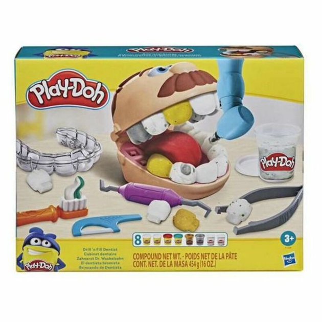 Žaidimas iš plastilino Play Doh F1259 8 botes Dentista
