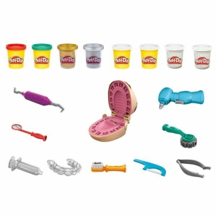 Žaidimas iš plastilino Play Doh F1259 8 botes Dentista