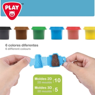 Žaidimas iš plastilino PlayGo Sala (6 vnt.)