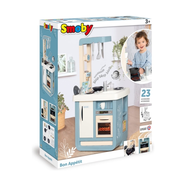 Žaislinė virtuvė Smoby Bon Appetit 52 x 32,5 x 95,7 cm Rusvai gelsva Mėlyna