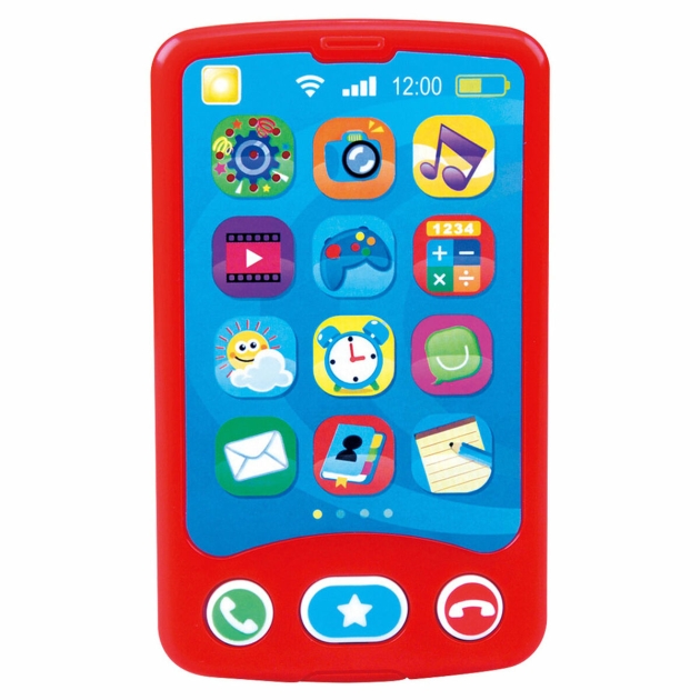 Žaislinis telefonas PlayGo Raudona 6,8 x 11,5 x 1,5 cm (6 vnt.)
