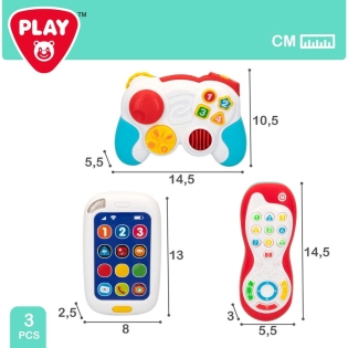 Žaislų rinkinys kūdikiams PlayGo 14,5 x 10,5 x 5,5 cm (4 vnt.)