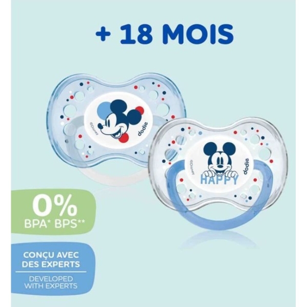 Žindukas Dodie Mickey Mouse + 18 mėnesių