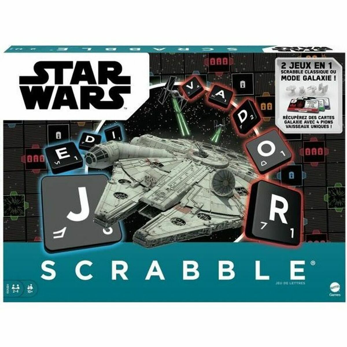 žodžių žaidimas Mattel Star Wars Scrabble (FR) žodžių žaidimas Mattel Star Wars Scrabble (FR)