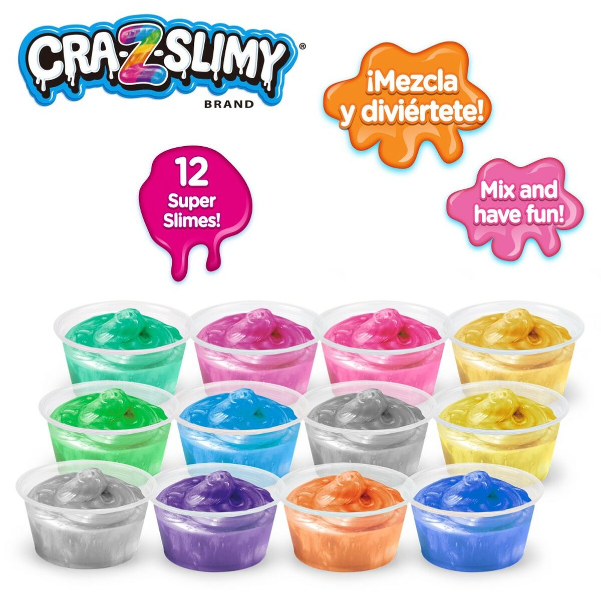 Žaidimas iš plastilino Cra Z Art Slimy Blendz (4 vnt.) Slime Žaidimas iš plastilino Cra Z Art Slimy Blendz (4 vnt.) Slime