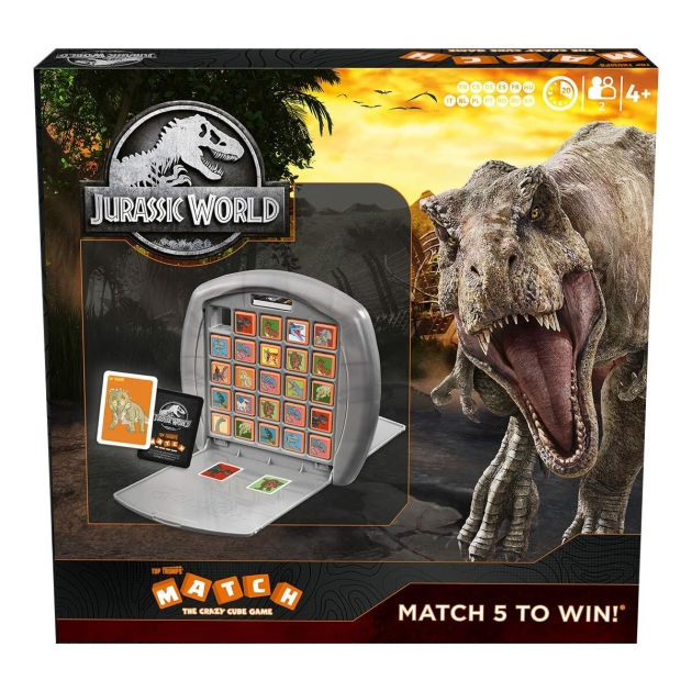 Atminties žaidimas Jurassic World Match Spalvotas (Inglés, Alemán)