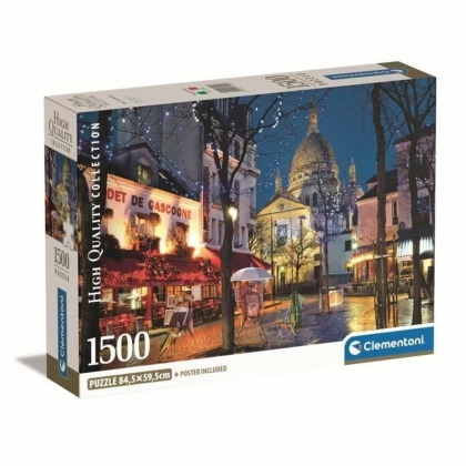 Dėlionė Clementoni Paris Montmartre 1500 Dalys