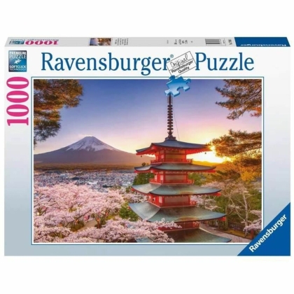Dėlionė Ravensburger 17090 Mount Fuji Cherry Blossom View 1000 Dalys
