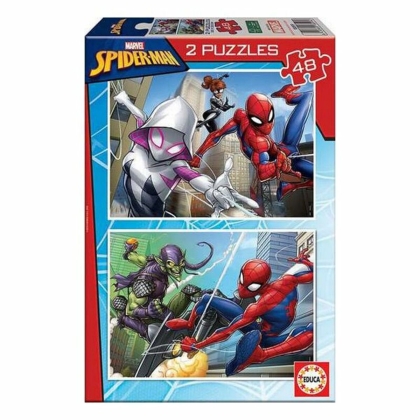 Dėlionė Spiderman Educa (2 x 48 pcs)